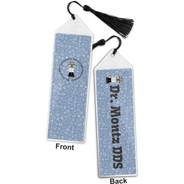 Dentist Bookmark with tassel - Front and Back