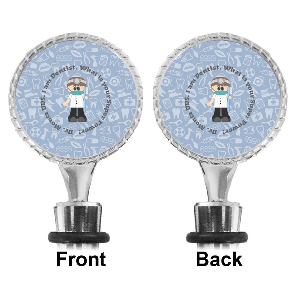 Dentist Bottle Stopper - Front and Back