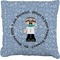 Dentist Faux-Linen Throw Pillow 20" (Personalized)