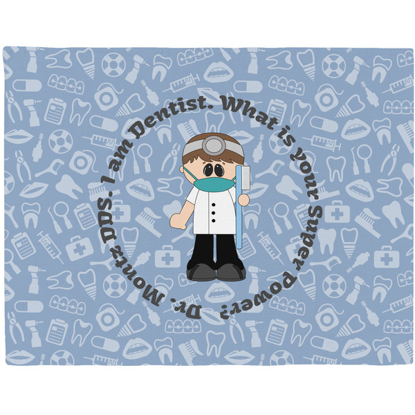 Custom Dentist Woven Fabric Placemat - Twill w/ Name or Text