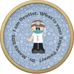 Dentist Cabinet Knob - Gold (Personalized)