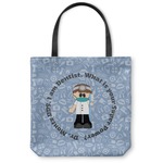 Dentist Canvas Tote Bag - Large - 18"x18" (Personalized)