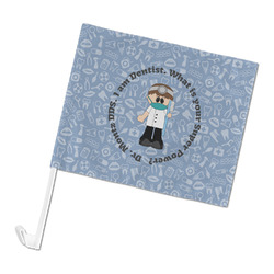 Dentist Car Flag - Large (Personalized)
