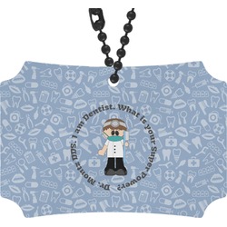 Dentist Rear View Mirror Ornament (Personalized)