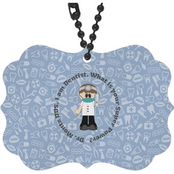 Dentist Rear View Mirror Charm (Personalized)