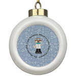 Dentist Ceramic Ball Ornament (Personalized)