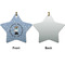 Dentist Ceramic Flat Ornament - Star Front & Back (APPROVAL)