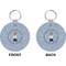 Dentist Circle Keychain (Front + Back)