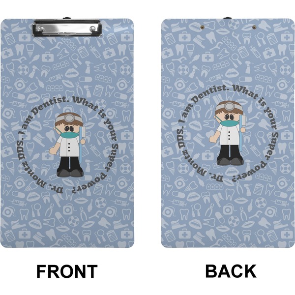 Dentist Clipboard (Legal) (Front + Back)