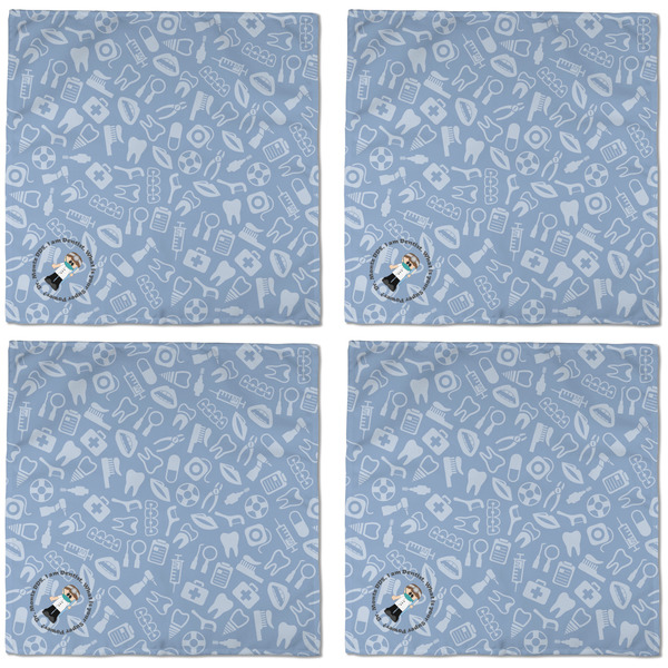 Dentist Cloth Napkins - Personalized Dinner (APPROVAL) Set of 4