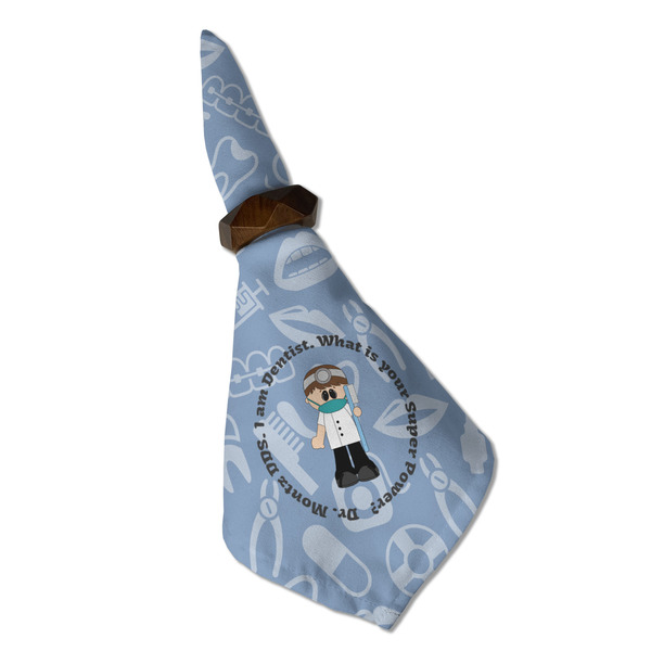 Dentist Cloth Napkins - Personalized Dinner (Folded in Ring) (MAIN)