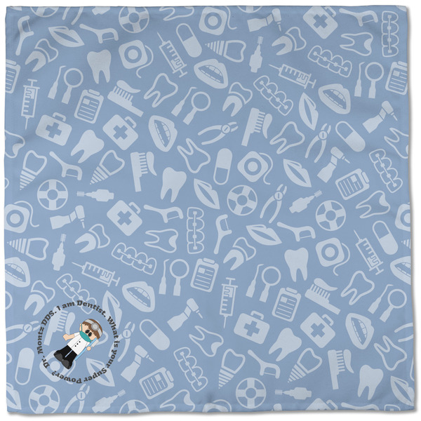 Dentist Cloth Napkins - Personalized Dinner (Full Open)