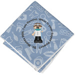 Dentist Cloth Cocktail Napkin - Single w/ Name or Text