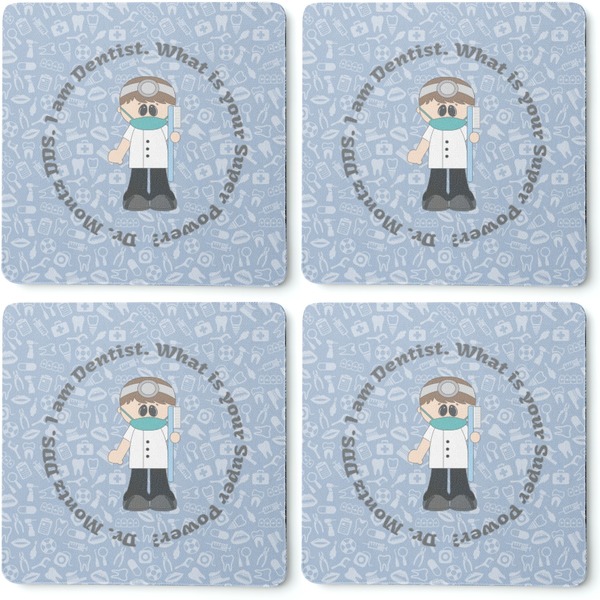 Dentist Coaster Rubber Back - Apvl