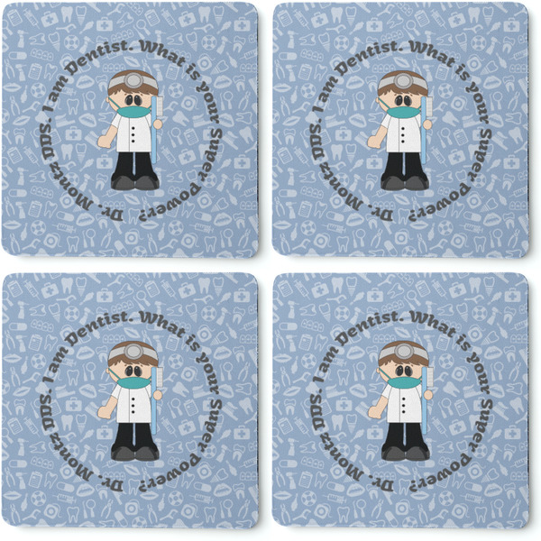Dentist Coaster Rubber Back - Apvl