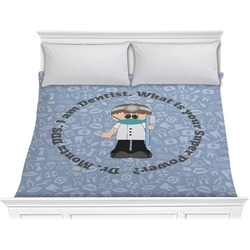 Dentist Comforter - King (Personalized)