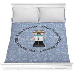 Dentist Comforter - Full / Queen (Personalized)