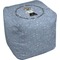 Dentist Cube Poof Ottoman (Top)