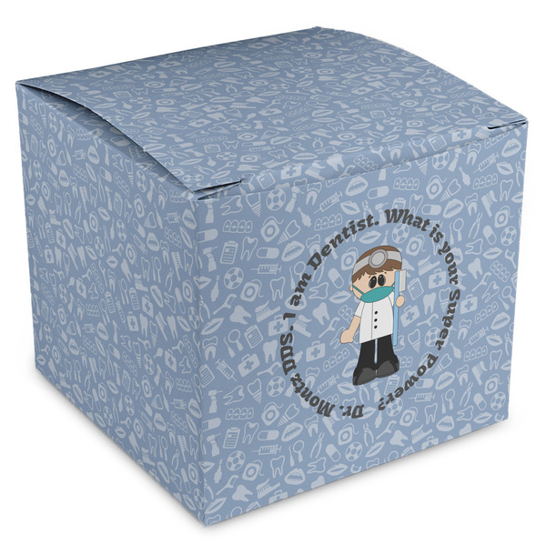 Custom Dentist Cube Favor Gift Boxes (Personalized)