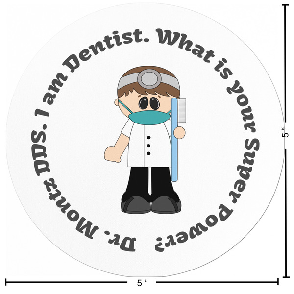 Dentist Custom Shape Iron On Patches - L - APPROVAL