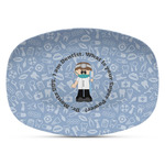 Dentist Plastic Platter - Microwave & Oven Safe Composite Polymer (Personalized)