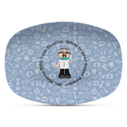 Dentist Plastic Platter - Microwave & Oven Safe Composite Polymer (Personalized)
