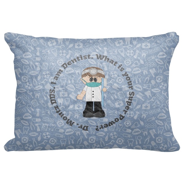Custom Dentist Decorative Baby Pillowcase - 16"x12" (Personalized)