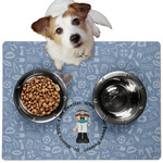 Dentist Dog Food Mat - Medium w/ Name or Text