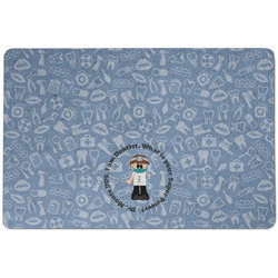 Dentist Dog Food Mat w/ Name or Text
