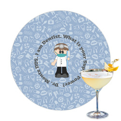 Dentist Printed Drink Topper (Personalized)