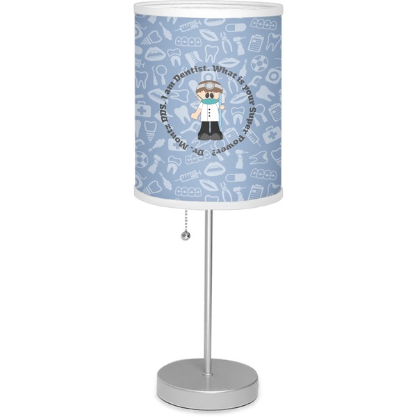 Custom Dentist 7" Drum Lamp with Shade (Personalized)