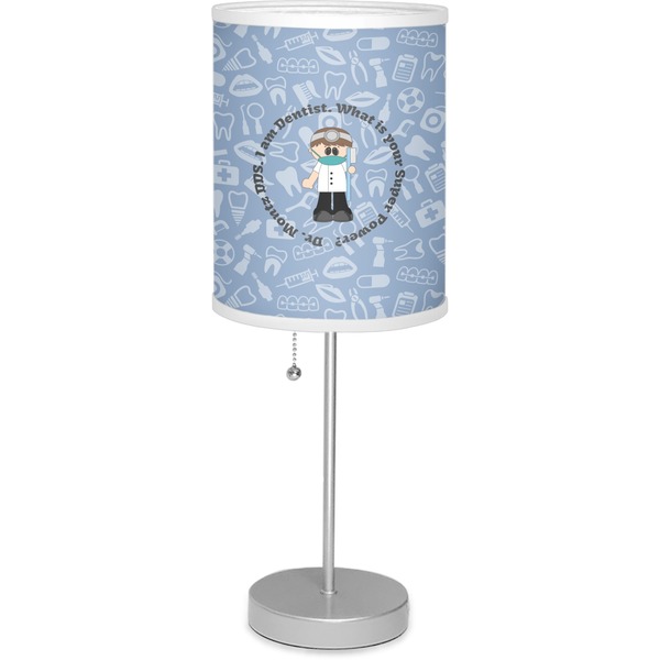 Custom Dentist Lamp with Drum Shade (Personalized)