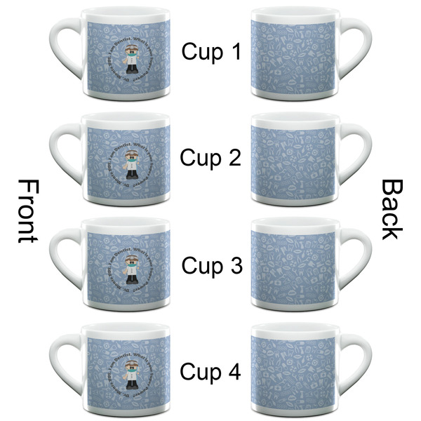 Dentist Espresso Cup - 6oz (Double Shot Set of 4) APPROVAL