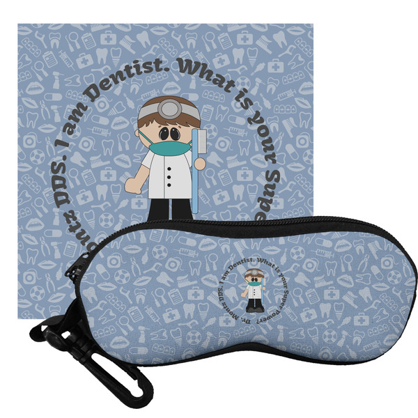 Custom Dentist Eyeglass Case & Cloth (Personalized)