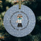 Dentist Frosted Glass Ornament - Round (Lifestyle)