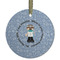 Dentist Frosted Glass Ornament - Round