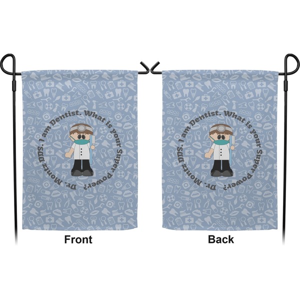 Dentist Garden Flag - Double Sided Front and Back