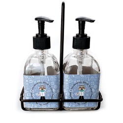 Dentist Glass Soap & Lotion Bottle Set (Personalized)