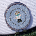 Dentist Golf Ball Marker - Hat Clip