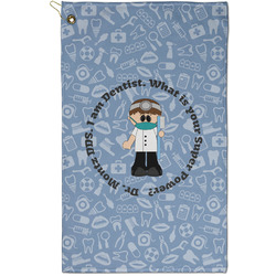 Dentist Golf Towel - Poly-Cotton Blend - Small w/ Name or Text