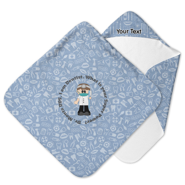 Custom Dentist Hooded Baby Towel (Personalized)