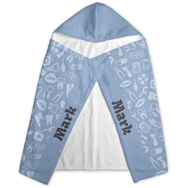 Dentist Hooded Towel - Folded