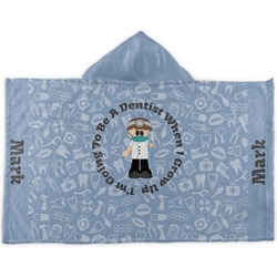 Dentist Kids Hooded Towel (Personalized)