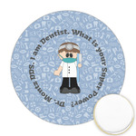 Dentist Printed Cookie Topper - Round (Personalized)