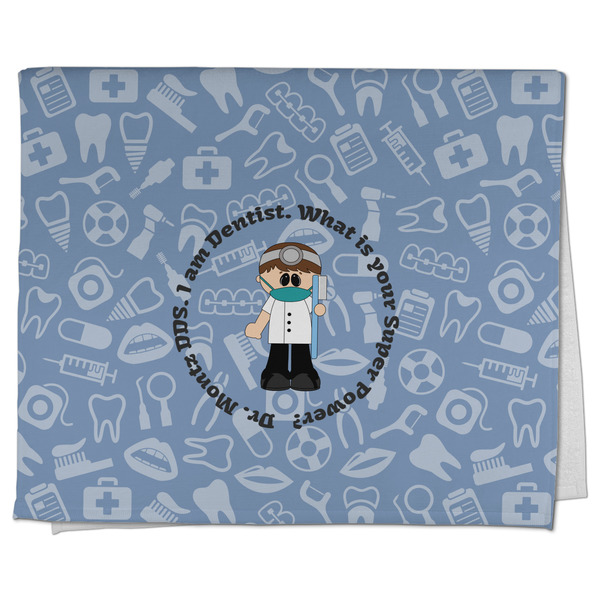Custom Dentist Kitchen Towel - Poly Cotton w/ Name or Text