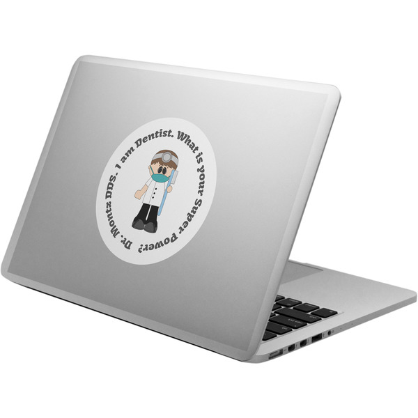 Custom Dentist Laptop Decal (Personalized)