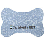 Dentist Bone Shaped Dog Food Mat (Personalized)