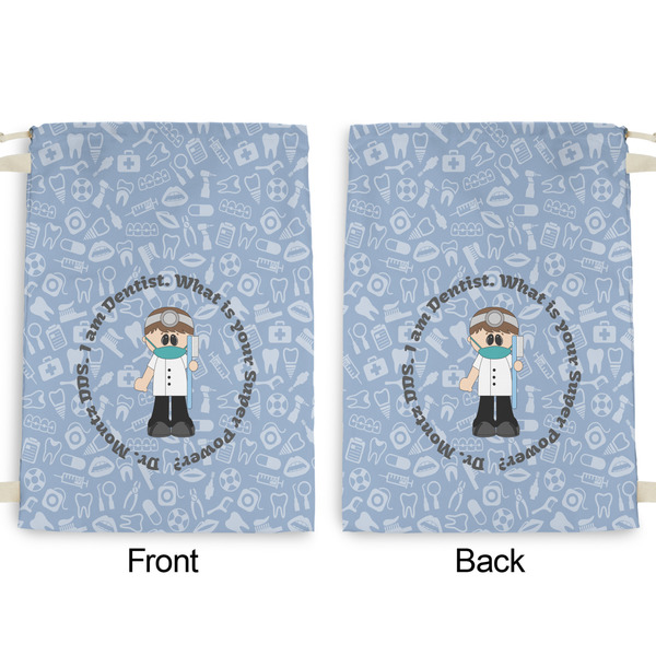 Dentist Large Laundry Bag - Front & Back View