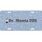 Dentist Front License Plate (Personalized)