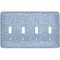 Dentist Light Switch Cover (4 Toggle Plate)